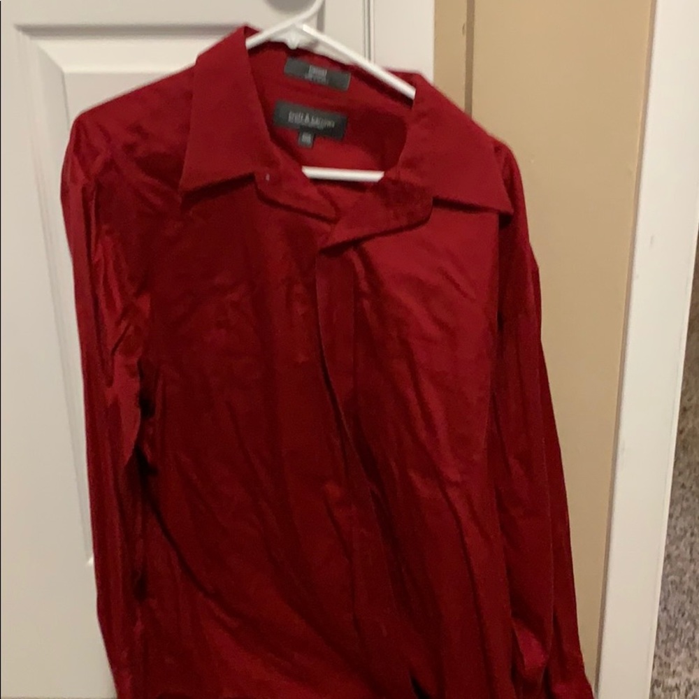 Croft &Barrow Button Up Long Sleeve Dress Shirt
